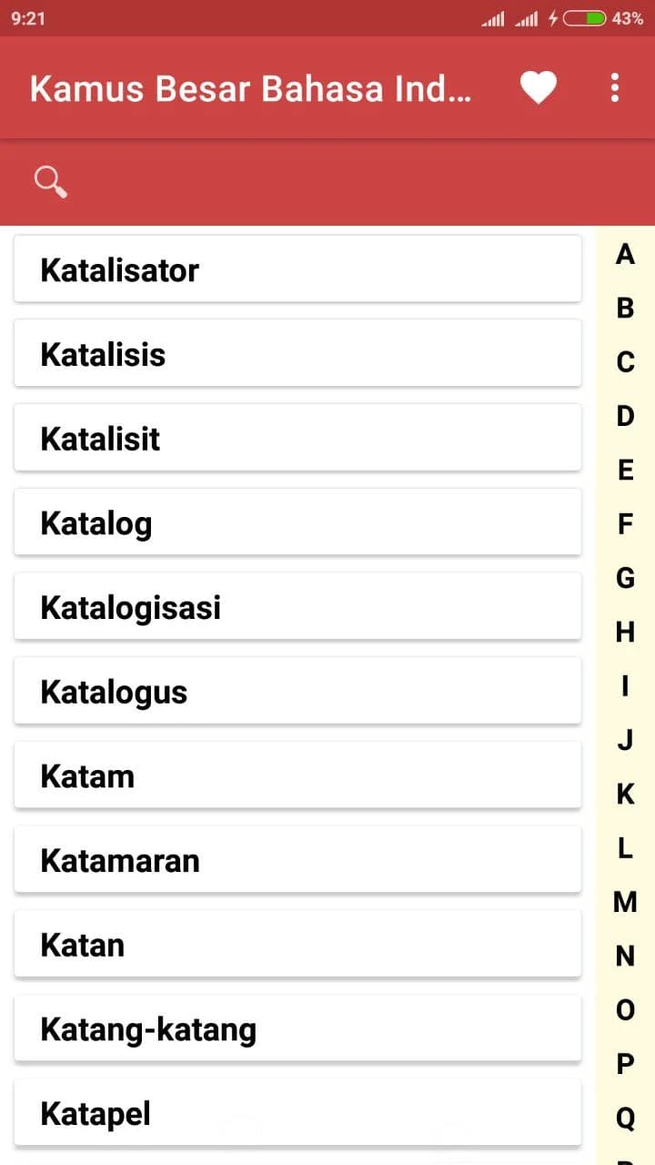 Kamus Bahasa Indonesia screenshot